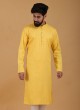 Wedding Wear Yellow Kurta Pajama