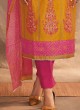 Shagufta Chanderi Fabric Salwar Kameez