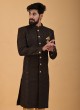 Stylish Lucknowi Work Silk Indowestern