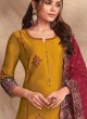 Shagufta Mustard Yellow Color Salwar Kameez