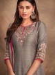 Shagufta Grey Color Pant Style Suit