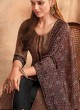 Shagufta Brown Color Salwar Kameez