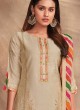 Shagufta Salwar Kameez In Cream Color