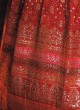 Maroon Gajji Silk A Line Lehenga Choli