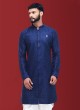 Wedding Wear Navy Blue Indowestern