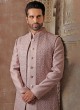 Wedding Wear Onion Pink Jacket Style Indowestern