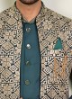 Fancy Long Nehru Jacket Set With Thread Work