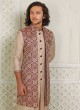 Wedding Wear Thread Embroidered Nehru Jacket Set