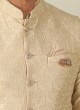 Festive Wear Nehru Jacket Set With Thread