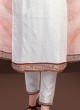 White Sequins Work Designer Pant Salwar Suit