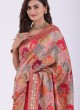 Designer Red Banarasi Silk Saree