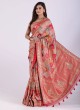 Designer Red Banarasi Silk Saree