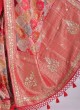 Designer Red Banarasi Silk Saree