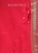 Designer Red Banarasi Silk Saree