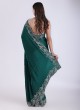 Classy Rama Green Designer Saree