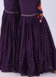 Purple Sharara Style Salwar Kameez