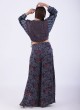 Designer Indowestern Palazzo Pants with Stylish Top