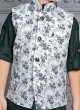 Digital Printed Nehru Jacket Set For Boys