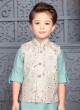 Wedding Wear Zari Embroidered Nehru Jacket Set