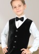 Black Embroidered Suit For Boys