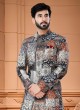 Multi Color Digital Print Indowestern For Men