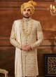 Wedding Wear Hand Embroidered Sherwani For Men