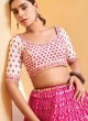 Gorgeous Deep Pink Lehenga Choli With Dupatta