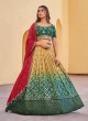 Designer Sequins Work Lehenga Choli With Patola Print