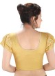 Simple Readymade Blouse In Gold