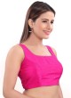 Art Sik Pink Sleeveless Readymade Blouse