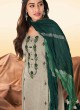 Shagufta Grey Color Salwar Kameez