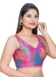 Festive Wear Multi Color Readymade Blouse