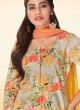 Shagufta Flower Print Salwar Kameez