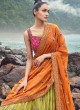 Gorgeous Multicolored Silk Wedding Lehenga Choli