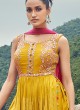 Mustard Yellow Sharara Suit For Wedding