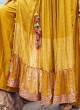 Mustard Yellow Sharara Suit For Wedding