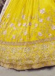 Bright Yellow Georgette Designer Anarkali Suit