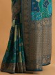 Multi Color Wedding Wear Banarasi Silk Saree