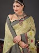 Pista Green Traditional Wear Saree For Women