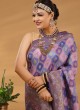 Zari Floral Banarasi Silk Saree For Wedding