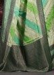 Elegant Green Woven Banarasi Silk Saree