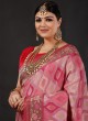 Pink Traditional Wear Saree For Women