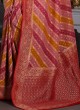 Festive Wear Multi Color Banarasi Chiffon Fabric