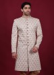 Wedding Wear Cream Heavy Embroidered Sherwani