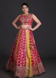 Multi Color Silk Designer Wedding Lehenga Choli