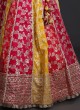 Multi Color Silk Designer Wedding Lehenga Choli
