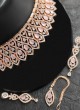 Rose Gold Necklace Set For Women