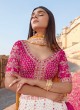 Floral Emroidered Sequins Work Lehenga Choli