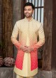 Designer Jacket Style Indowestern In Art Silk