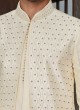 Wedding Wear Embroidered Nehru Jacket Set